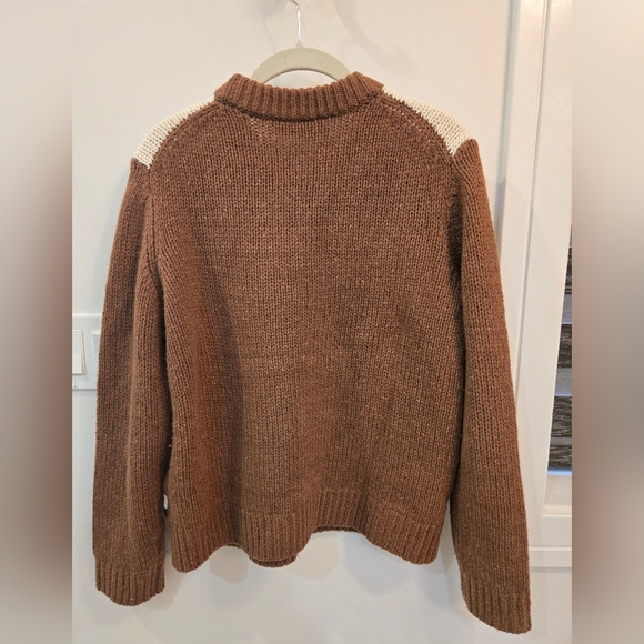 Coach Brown Crewneck Sweater with Penguin Design - Picture 3 of 5